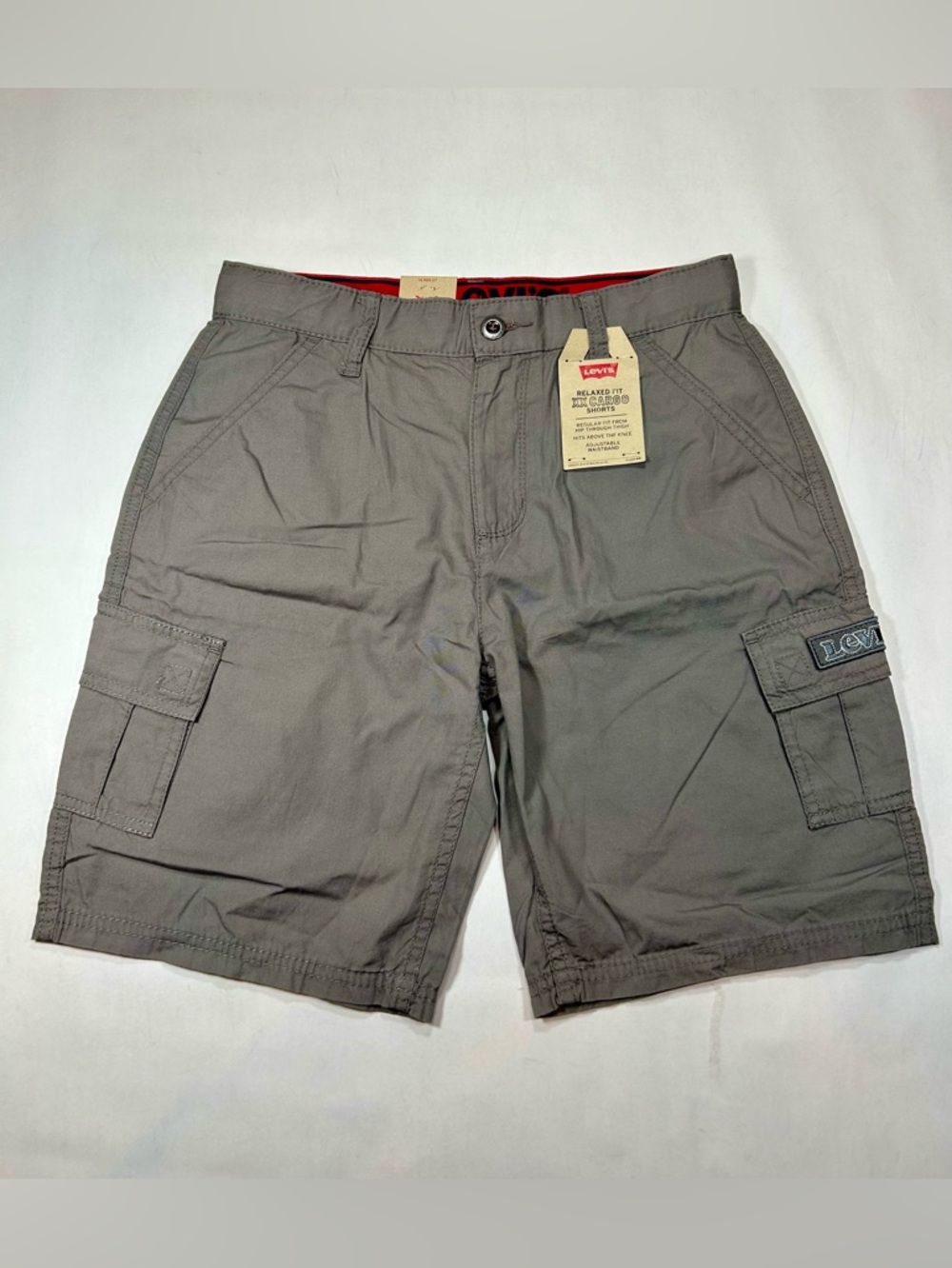 Levi’s Boys Relaxed Fit XX Cargo Shorts Sz 14 Reg W27 NWT!
